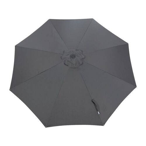 Toile Parasol Mat Droit 300 Par 8 Polyester 200gr Sd - Gris
