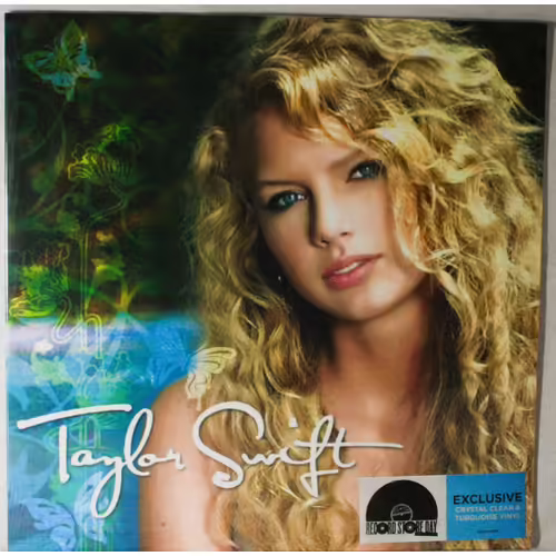 Taylor Swift Taylor Swift 2lp Crystal Clear Turquoise Vinyls / Vinyles Turquoise Cristal Transparents Reedition 2024