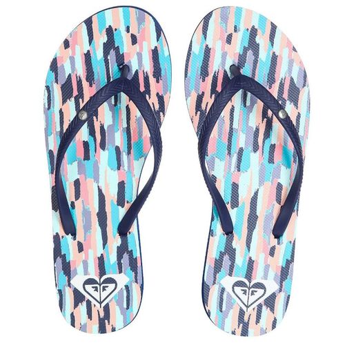 Roxy - Tong - Marine Et Multicolore - 42