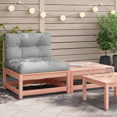 Vidaxl Canapé De Jardin Sans Accoudoirs Avec Coussins Et Repose-Pieds