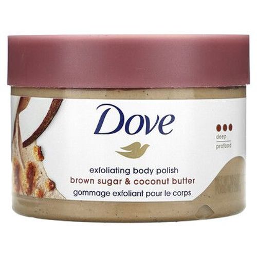 Dove Gommage Exfoliant Pour Le Corps, Sucre Brun Et Beurre De Noix De Coco, 298 G 