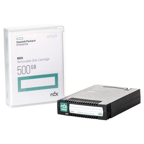 HPE RDX - Cartouche RDX - 500 Go / 1 To - pour ProLiant MicroServer Gen10; Imation RDX Removable Hard Disk Storage System