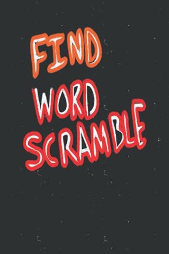 Find Word Scramble