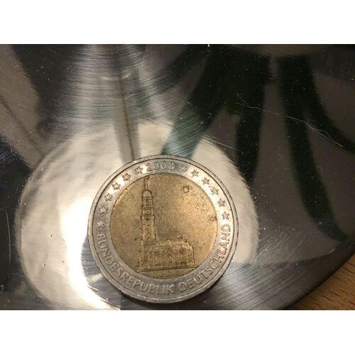 Pièce De 2 Euros Commémorative Allemagne 2008 Commémore L'état Fédéré De Hambourg