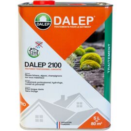DALEP 2100 Traitement anti-dépots verts fût de 200 litres - Antimousse fongicide hydrofuge professionnel traitement toitures, murs, terrasses
