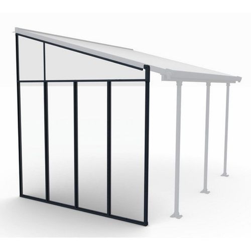 Palram - Paroi Latérale Grise Pour Pergola 704484
