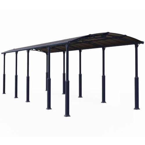 Palram - Carport 46.1m² Gris Anthracite 705917