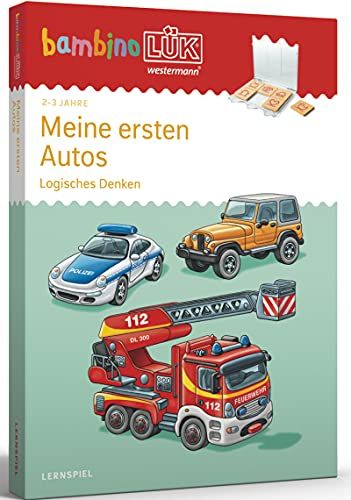 Bambinolük-Set. Kindergarten: Meine Ersten Autos. 2/3 Jahre