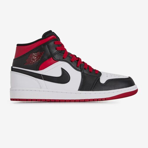 Air Jordan 1 Mid Blanc/rouge