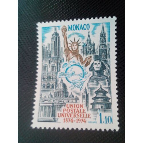 Timbre Monaco Y T 955 Bâtiments Célèbres De Différentes Villes 1974 ( 080208 )