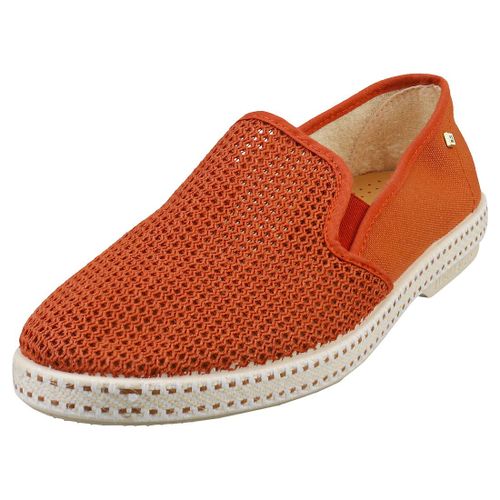 Rivieras Classic Canvas & Mesh Homme Chaussures Espadrille Terracotta - 46