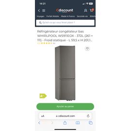 Vend frigo wirlphool