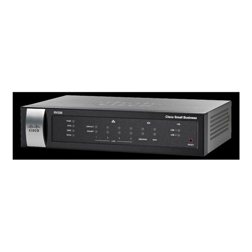 Cisco Small Business RV320 - Routeur commutateur 4 ports - 1GbE - ports WAN : 2