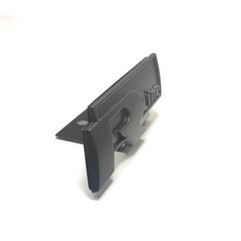 Emblème Logo Calandre Rline Full Noir 75mm Autocollant Pour Vw Golf Polo