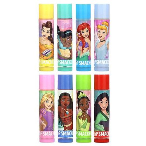 Lip Smacker Disney Princes, Baume À Lèvres, Party Pack, Lot De 8, 4 G Chacun 