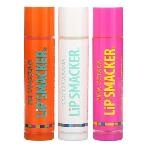 Lip Smacker Baume À Lèvres, Saveurs Tropicales, 3 Paquets, 12 G 