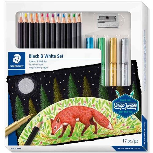 Staedtler Kit De Dessin Black & White Design Journey