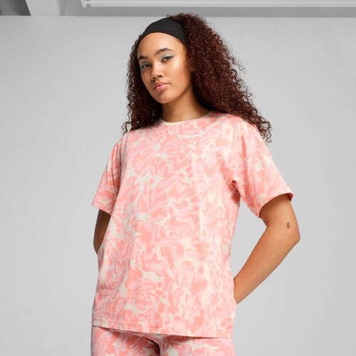 Puma T-Shirt À Motif Intégral Ess Nature 2.0 Femme, Vêtements, Alpine Snow, Xs