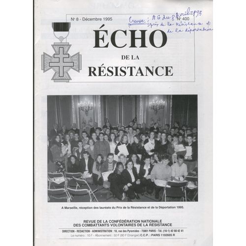 Écho De La Résistance, N°400, 1995