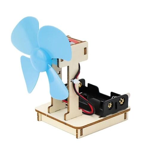 Enfants Bricolage Ventilateur Électrique Fait Maison Science Petite Invention Amusant Physique Circuit Expérience Kit Matériel Ventilateur Électrique