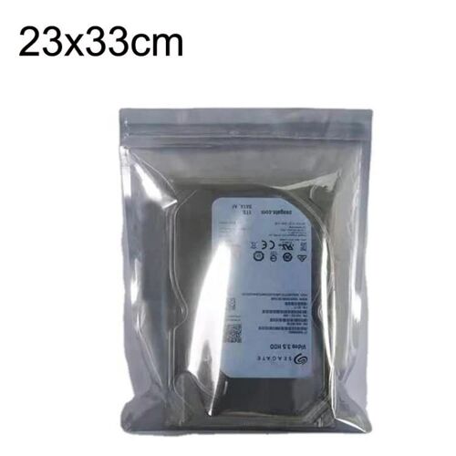 Sacs de blindage antistatiques - 100pcs 23x33cm pour disque dur et emballage de carte mère