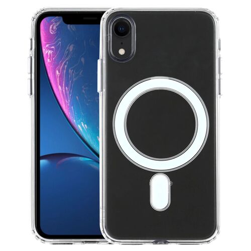Coque iPhone XR Magsafe - Acrylique transparent et TPU antichoc,
