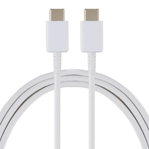 USB-C Fast Charging Data Cable - 33W 6A, 1m Length, Compatible with Samsung Galaxy Note 10, White White