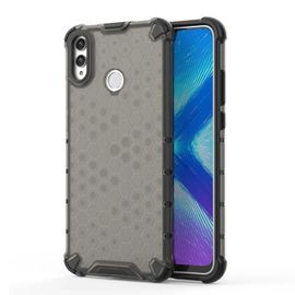 Coque Antichoc-Pc Nid D'abeille & Tpu Pour Huawei Honor 8x-Noir Noir