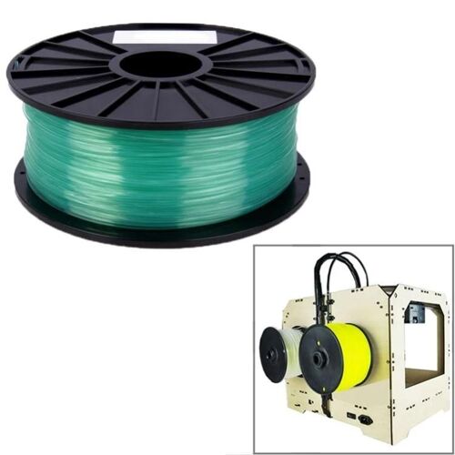 Filament d'imprimante 3D - 1.75mm Transparent Green PLA by Green