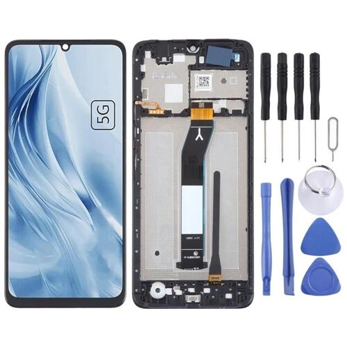 Original Ips Matériau Lcd Numériseur D¿Écran Assemblage Complet Avec Cadre Pour Xiaomi Redmi 13c 5g