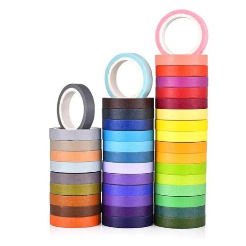 Rainbow Tape Set - 40 Couleurs Pour L'artisanat Et Les Projets Faits À La Main