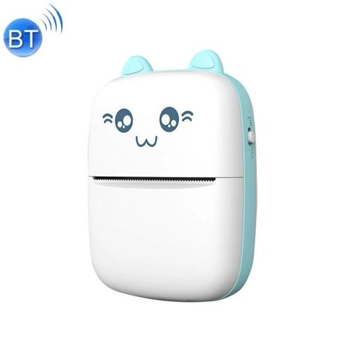 Mini imprimante photo thermique Bluetooth - C9, version anglaise, bleu version anglaise bleu