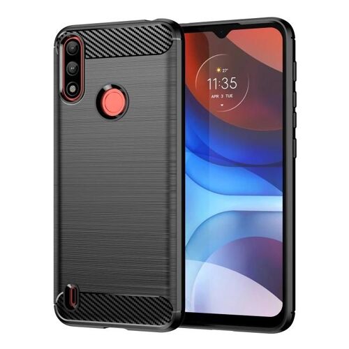 Coque de téléphone Lenovo K13 - Texture brossée Fibre de carbone TPU,Noir Noir