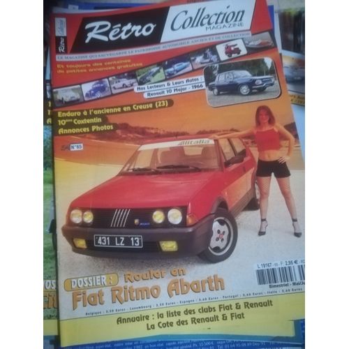 Retro Collection 65 De 2007 Fiat Ritmo Abarth 130tc,Renault 10 Major