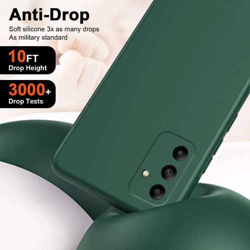 Coque Pour Samsung Galaxy A05s - Housse Etui Silicone Gel Fine + Verre Trempe - Vert