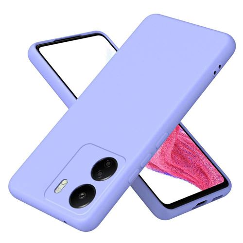 Coque Pour Xiaomi Redmi 13c / Poco C65 / Poco M6 5g - Housse Etui Silicone Gel Fine + Verre Trempe - Mauve
