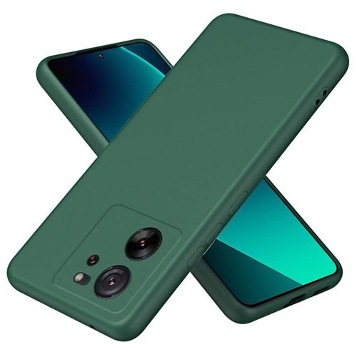 Coque Pour Xiaomi 13t / 13t Pro 5g - Housse Etui Silicone Gel Fine + Film Ecran - Vert