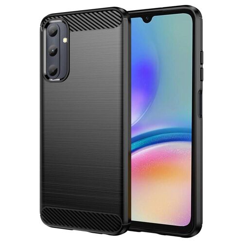 Coque pour Samsung Galaxy A05s - housse etui silicone gel carbone + film ecran - NOIR