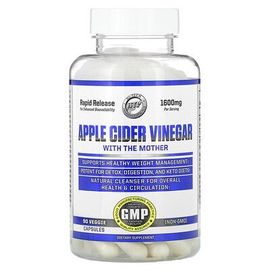 Hi Tech Pharmaceuticals Vinaigre De Cidre De Pomme Avec La Mère, Libération Rapide, 800 Mg, 90 Capsules Végétariennes