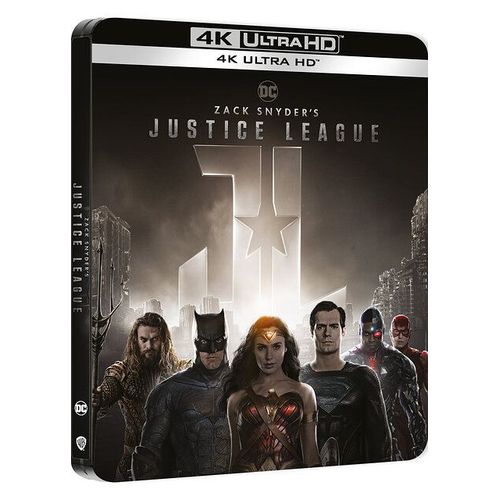 Zack Snyder's Justice League - 4k Ultra Hd - Édition Steelbook Limitée