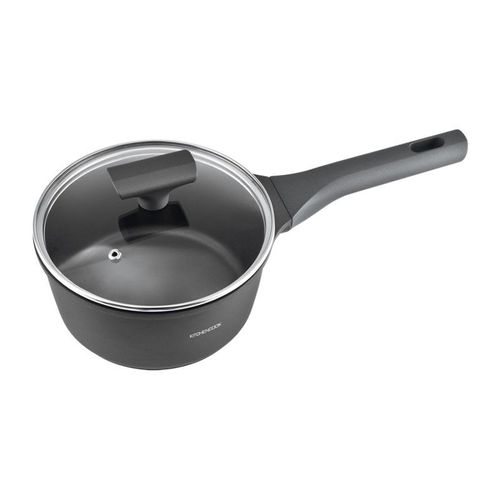 Casserole Fonte D'aluminium Noir 20cm Tfi Avec Couvercle Betty Cas20tfi De Kitchencook