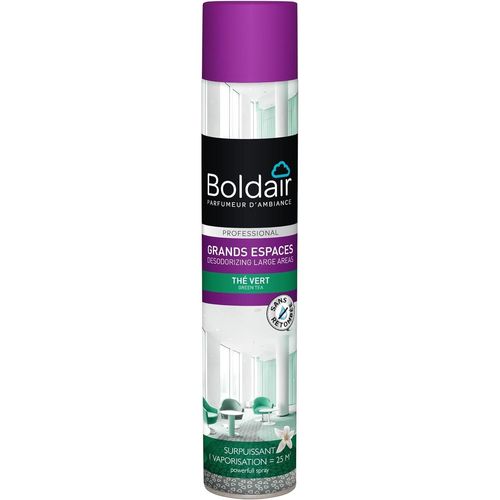 Boldair Aérosol Désodorisant Surpuissant Thé Vert 750ml