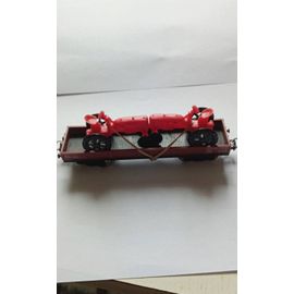 Wagon Plate-Forme 2 Tracteurs Train Electrique