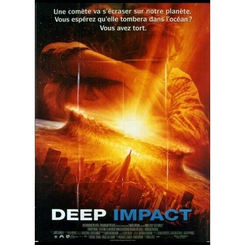 Deep Impact - Affiche Originale De Cinéma - Format 120x160 Cm - Un Film De Mimi Leder Avec Robert Duvall, Vanessa Redgrave, Maximilian Schell - Année 1997