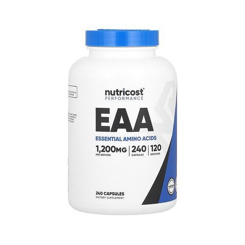 Nutricost Performance, Eaa, 1200 Mg, 240 Capsules (600 Mg Par Capsule) 