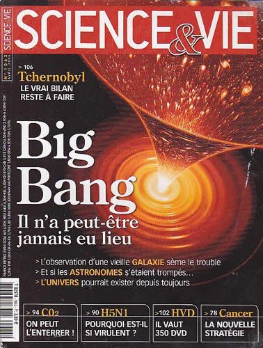 Science Et Vie 1063 Le Big Bang N A Peut-Etre Jamais Eu Lieu