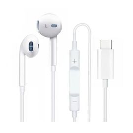Écouteurs Casque USB-C PHONECARE Pour Apple iPhone 17 - Blanc