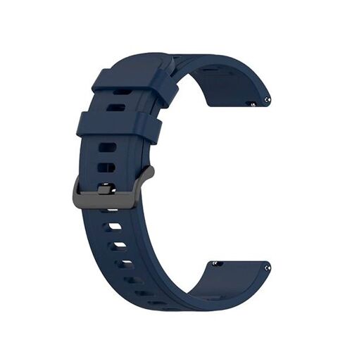 Bracelet En Silicone Lisse Avec Boucle Phonecare Pour Garmin Venu 4 - 41 Mm - Bleu Foncé