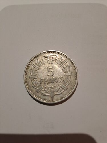 Pièce De Monnaie 5 Francs De 1947 République Française