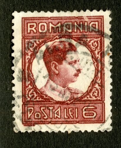 Timbre Oblitéré Romania, Posta Lei 6